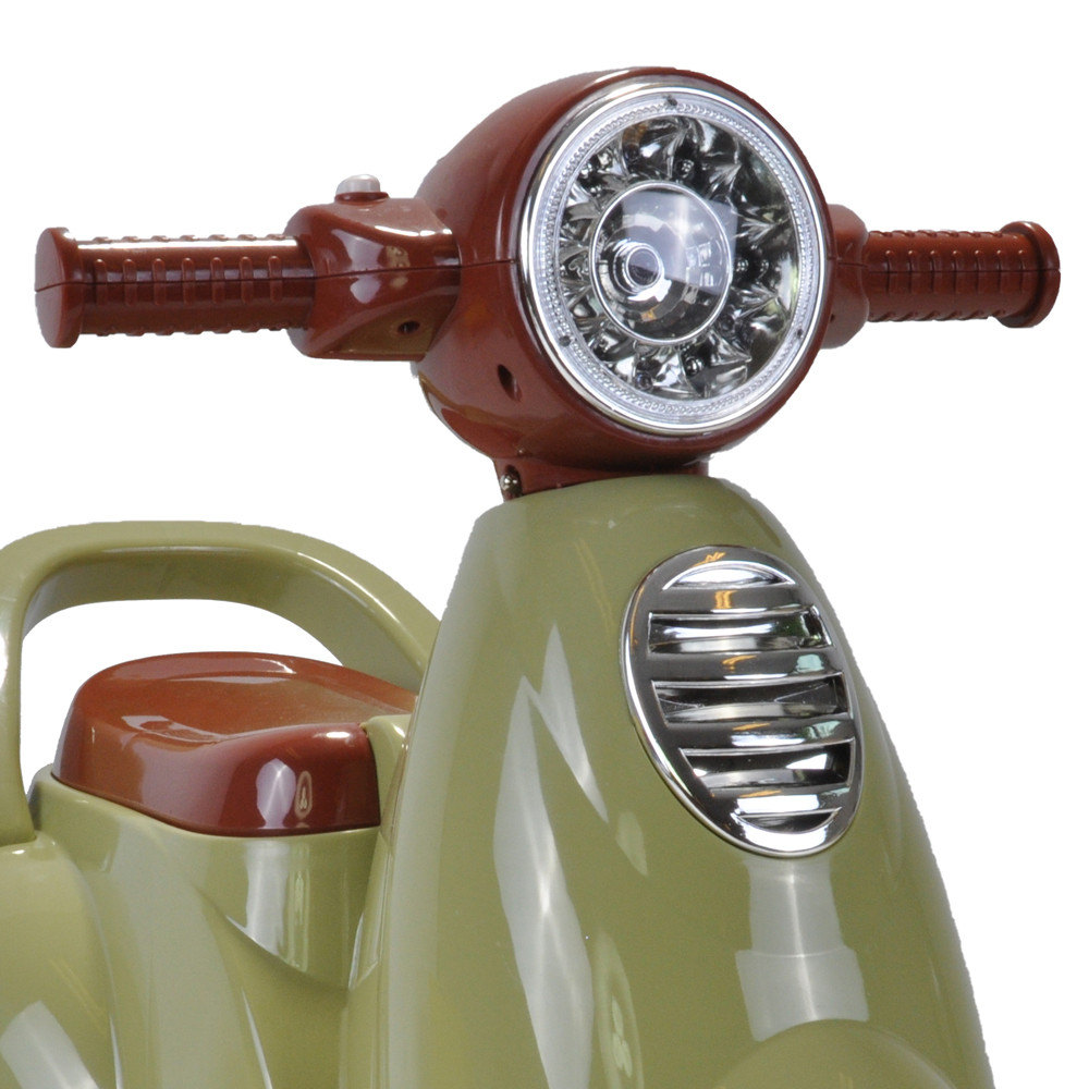 Compatibel met gijzelaar Dwang Bandits & Angels Scooter Retro Groen | Loopautoshop.nl