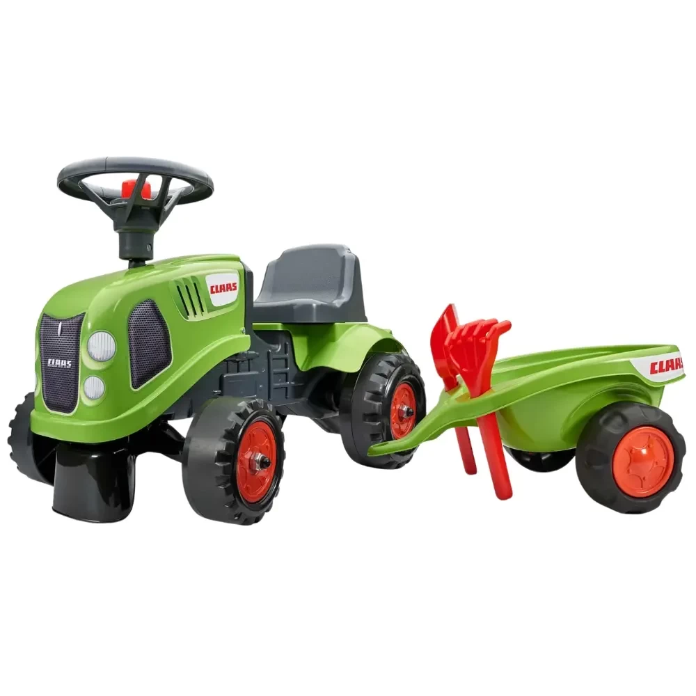  Claas tractor met aanhanger