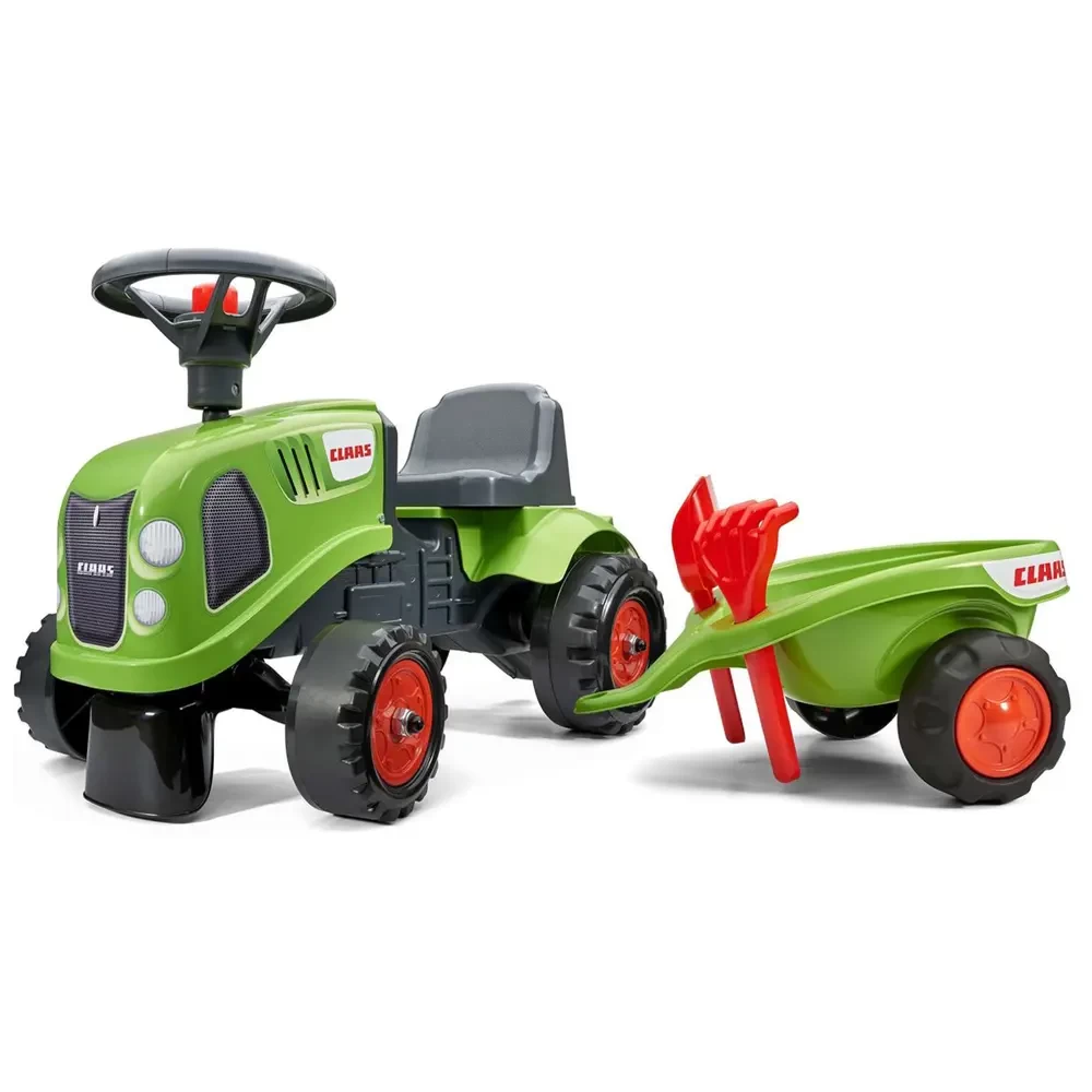  Claas tractor met aanhanger